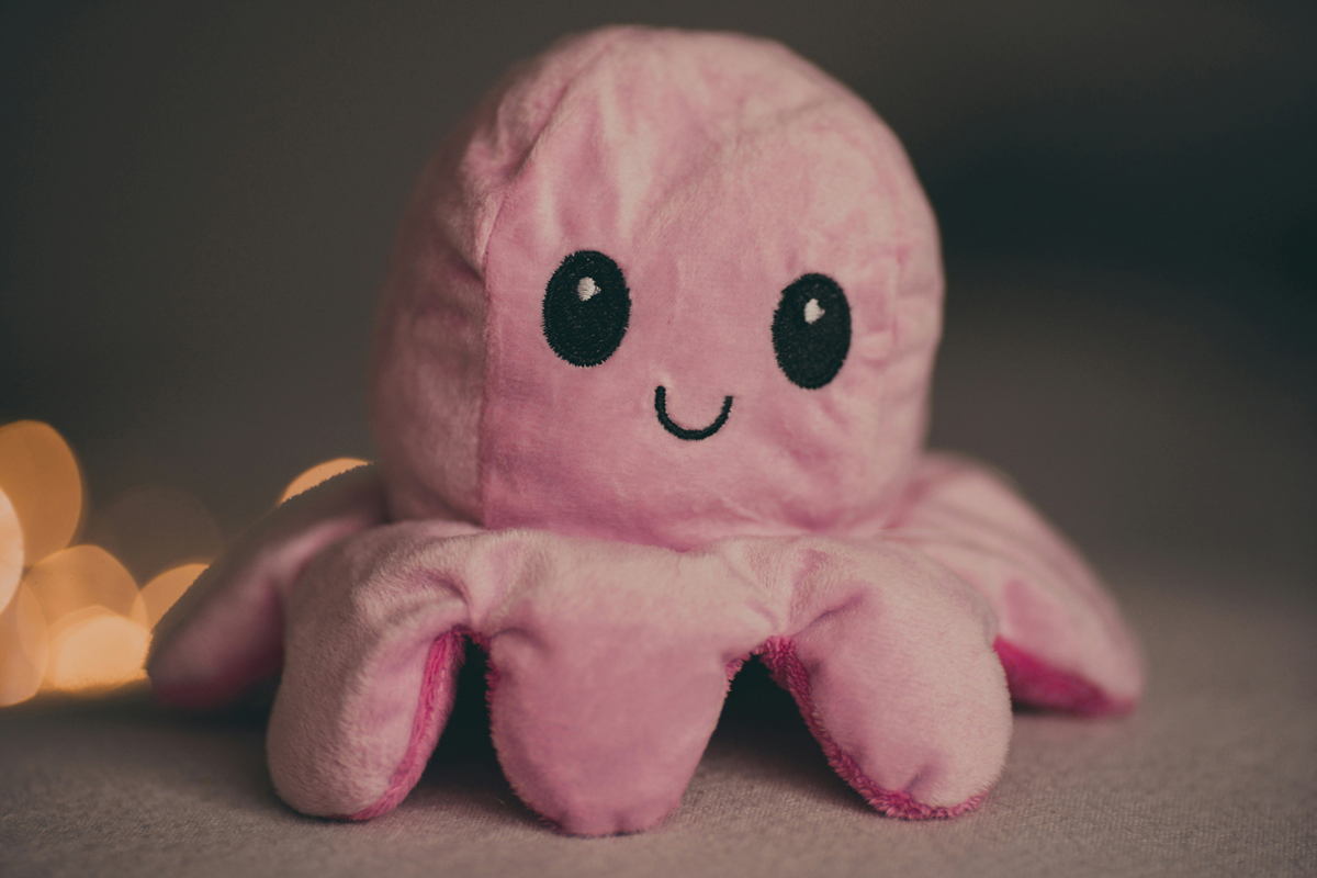 Weiches flauschiges Kuscheltier