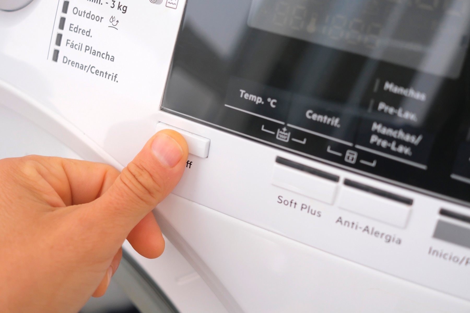 Waschmaschine mit verschiedenen Programmen